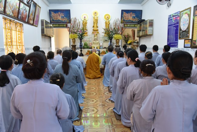 Đạo tràng Minh Chất, Cần Thơ: Khóa Tu niệm Phật một ngày - lần thứ 2