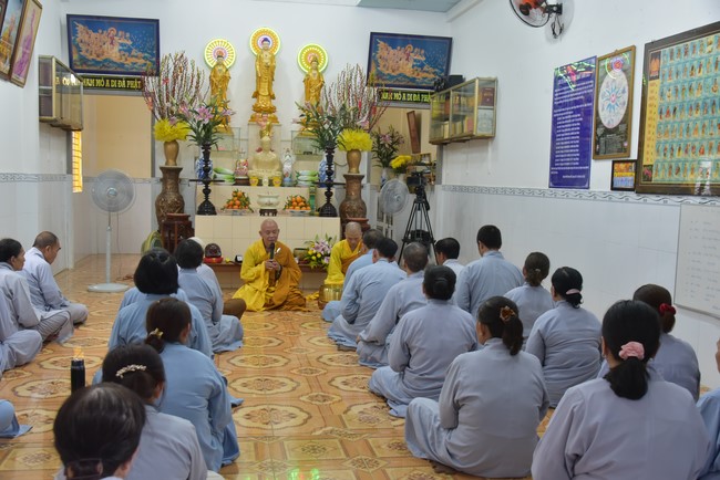 Đạo tràng Minh Chất, Cần Thơ: Khóa Tu niệm Phật một ngày - lần thứ 2