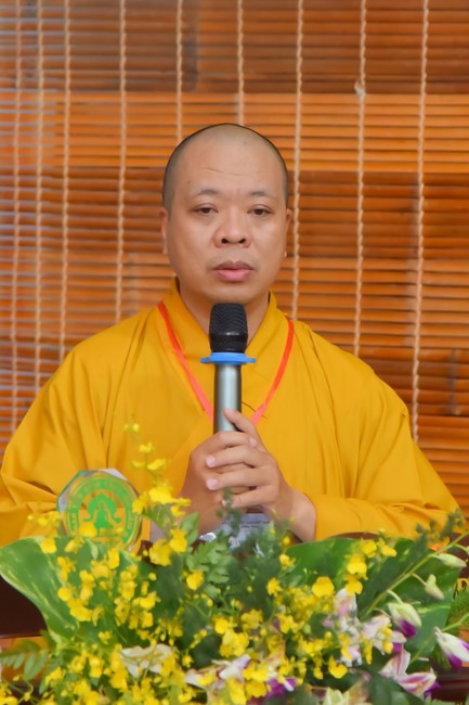 Receiving precepts from Tri Tinh precepts Altar in Dong Thap of Hoang Phap Pagoda monks