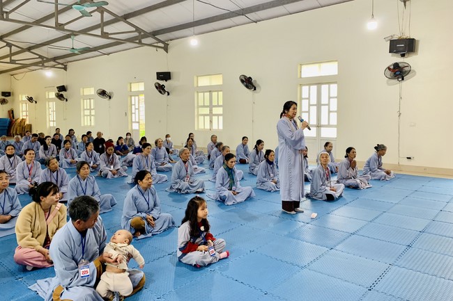 Chùa Đống Cao – Thanh Hóa: Khóa tu niệm Phật một ngày – Lễ Quy y Tam bảo (lần 1)