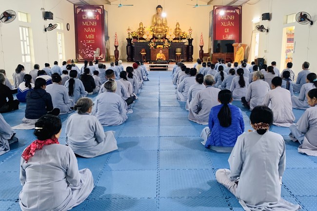 Chùa Đống Cao – Thanh Hóa: Khóa tu niệm Phật một ngày – Lễ Quy y Tam bảo (lần 1)