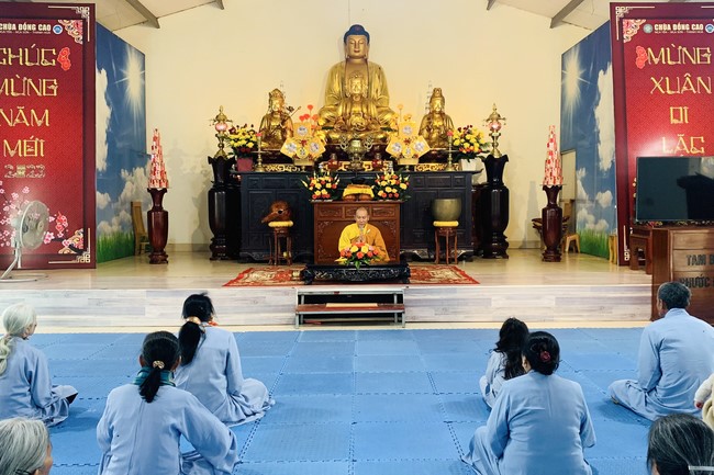 Chùa Đống Cao – Thanh Hóa: Khóa tu niệm Phật một ngày – Lễ Quy y Tam bảo (lần 1)