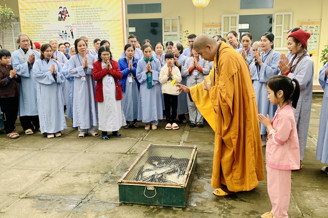 Chùa Đống Cao – Thanh Hóa: Khóa tu niệm Phật một ngày – Lễ Quy y Tam bảo (lần 1)