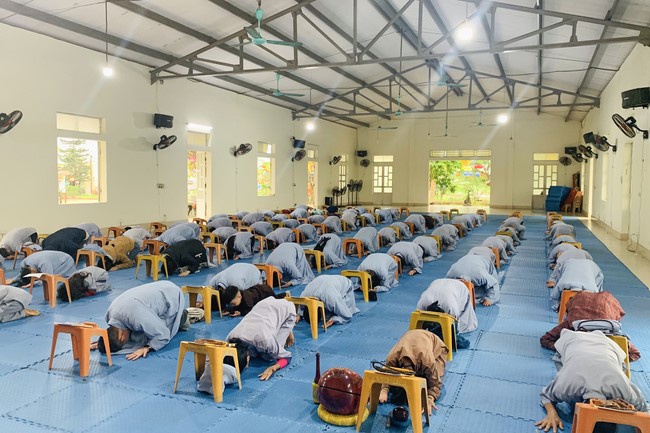 Chùa Đống Cao – Thanh Hóa: Khóa tu niệm Phật một ngày – Lễ Quy y Tam bảo (lần 1)