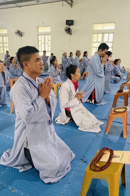 Chùa Đống Cao – Thanh Hóa: Khóa tu niệm Phật một ngày – Lễ Quy y Tam bảo (lần 1)