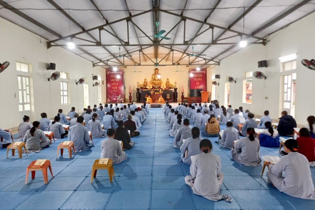 Chùa Đống Cao – Thanh Hóa: Khóa tu niệm Phật một ngày – Lễ Quy y Tam bảo (lần 1)