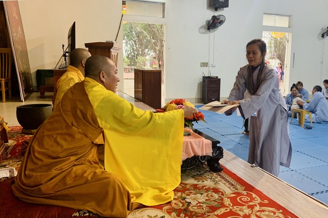 Chùa Đống Cao – Thanh Hóa: Khóa tu niệm Phật một ngày – Lễ Quy y Tam bảo (lần 1)