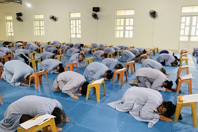 Chùa Đống Cao – Thanh Hóa: Khóa tu niệm Phật một ngày – Lễ Quy y Tam bảo (lần 1)