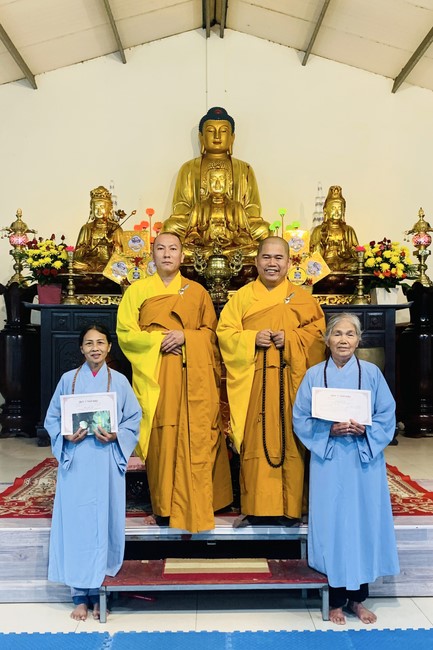 Chùa Đống Cao – Thanh Hóa: Khóa tu niệm Phật một ngày – Lễ Quy y Tam bảo (lần 1)