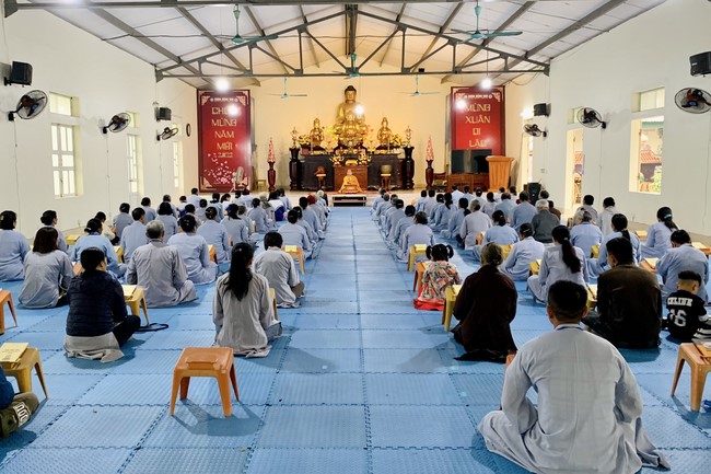 Chùa Đống Cao – Thanh Hóa: Khóa tu niệm Phật một ngày – Lễ Quy y Tam bảo (lần 1)