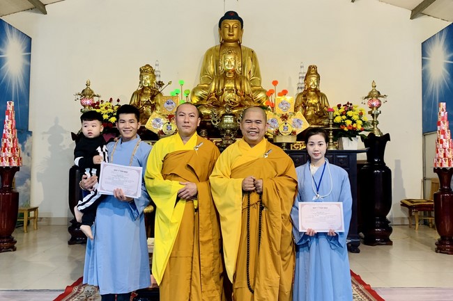 Chùa Đống Cao – Thanh Hóa: Khóa tu niệm Phật một ngày – Lễ Quy y Tam bảo (lần 1)