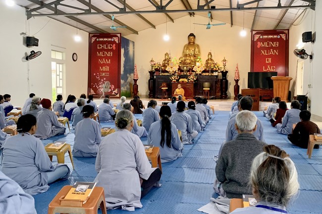 Chùa Đống Cao – Thanh Hóa: Khóa tu niệm Phật một ngày – Lễ Quy y Tam bảo (lần 1)