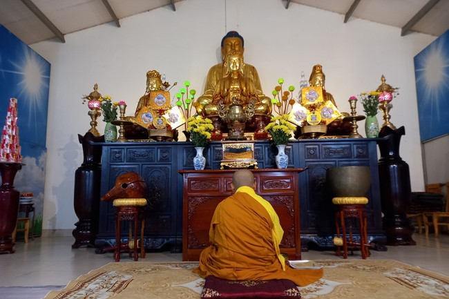 Repentant Ceremony on March 29th, Year of the Cat at Dong Cao pagoda, Thanh Hoa