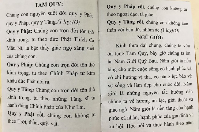 Repentant Ceremony on March 29th, Year of the Cat at Dong Cao pagoda, Thanh Hoa