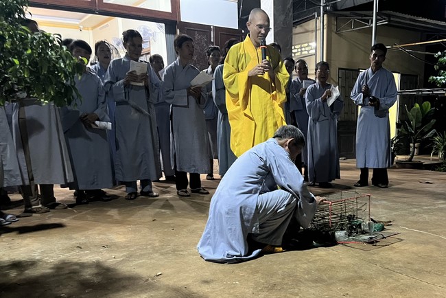 Repentant Ceremony on April 01st, Year of the Cat at Tam Phap pagoda, Binh Phuoc