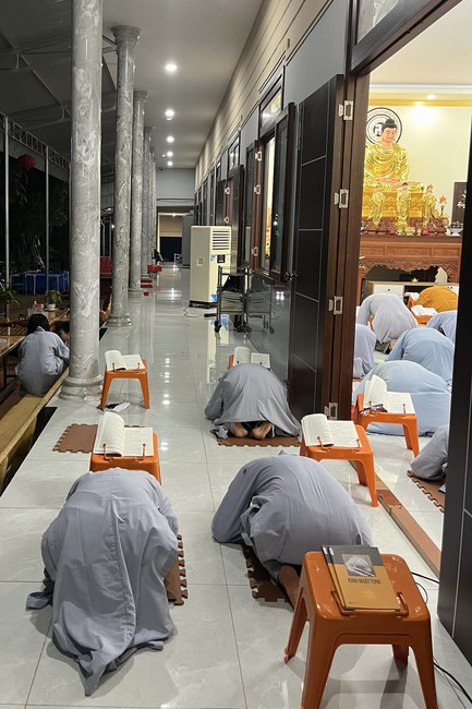 Repentant Ceremony on April 01st, Year of the Cat at Tam Phap pagoda, Binh Phuoc