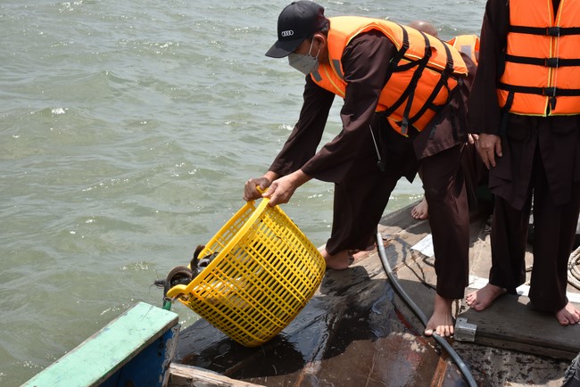 Phóng sanh mừng Đại lễ Phật đản