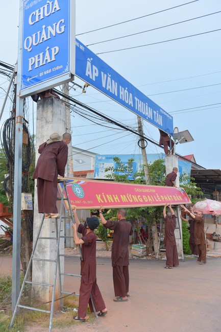 Buddha's Birthday Ceremony at Quang Phap pagoda, Tay Ninh