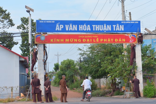 Buddha's Birthday Ceremony at Quang Phap pagoda, Tay Ninh