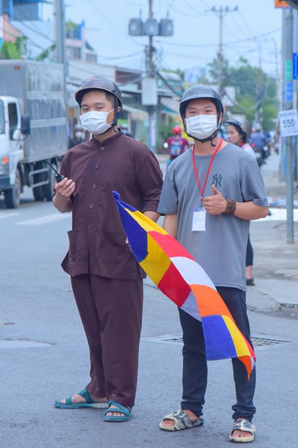 Parade of bicycles decorated with flowers to welcome the Buddha's Birthday (Buddhist Calendar 2567 - Solar Calendar 2023)