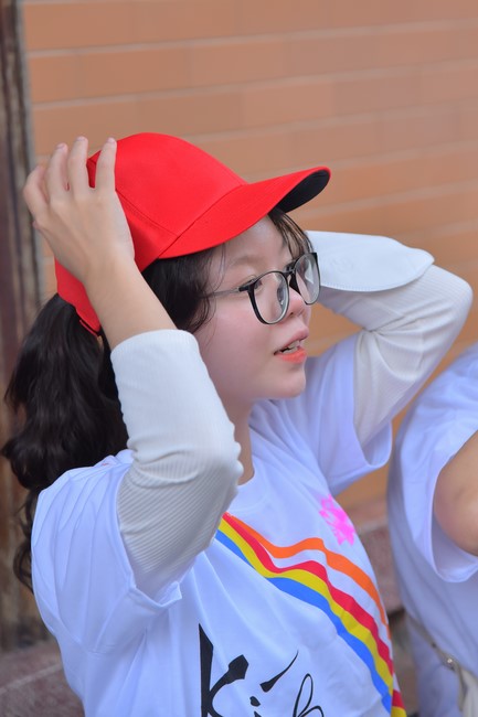 Parade of bicycles decorated with flowers to welcome the Buddha's Birthday (Buddhist Calendar 2567 - Solar Calendar 2023)
