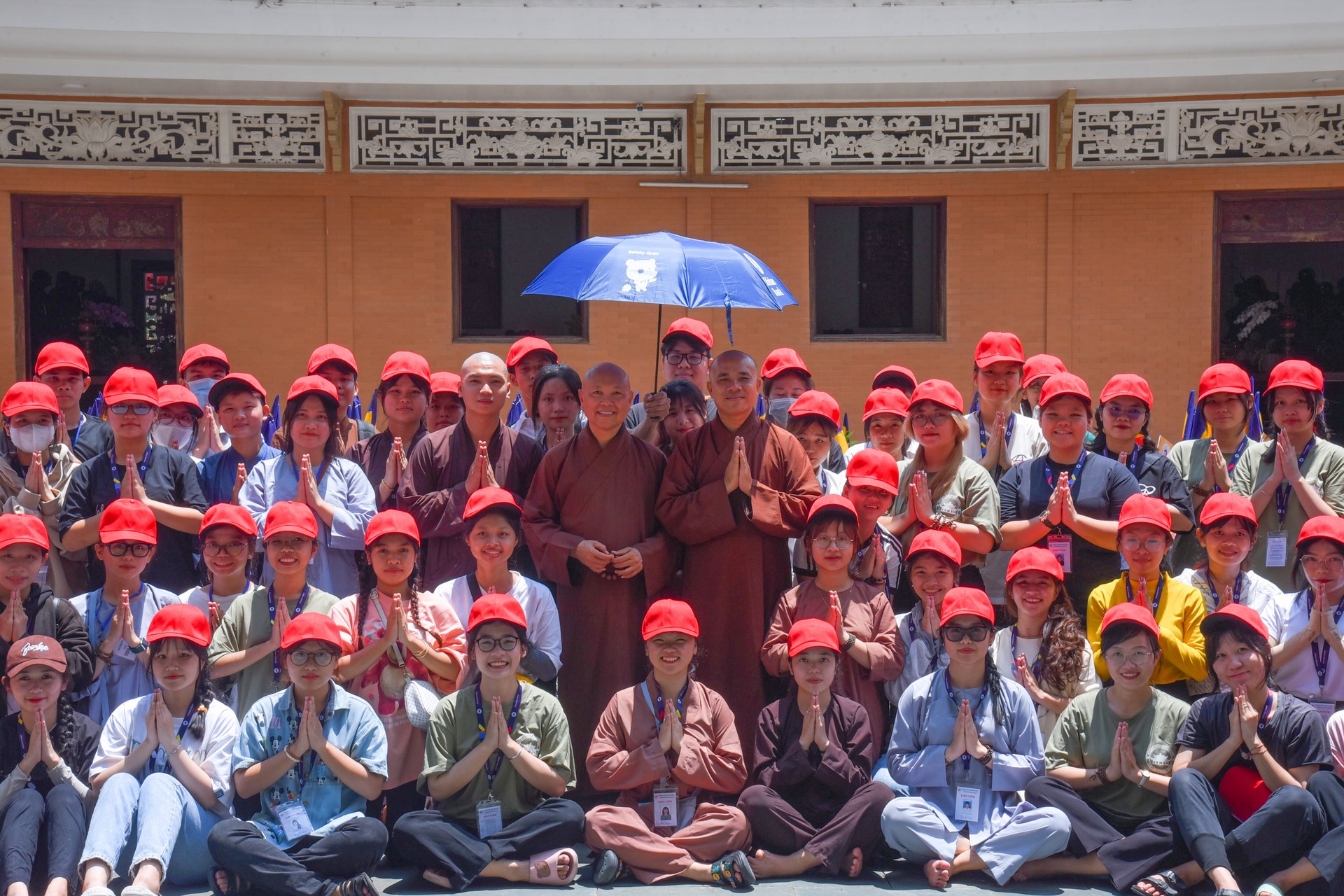Parade of bicycles decorated with flowers to welcome the Buddha's Birthday (Buddhist Calendar 2567 - Solar Calendar 2023)