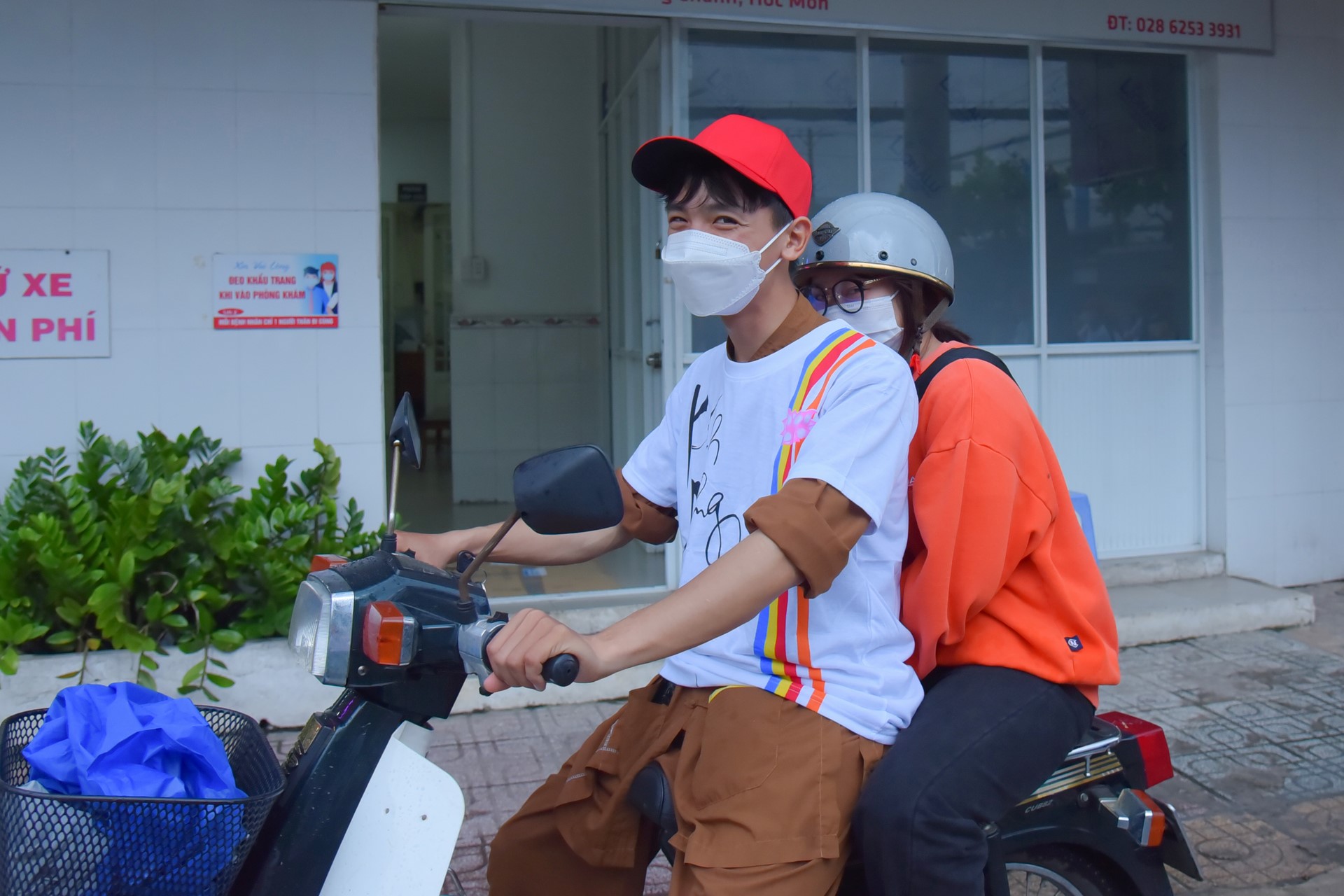 Parade of bicycles decorated with flowers to welcome the Buddha's Birthday (Buddhist Calendar 2567 - Solar Calendar 2023)