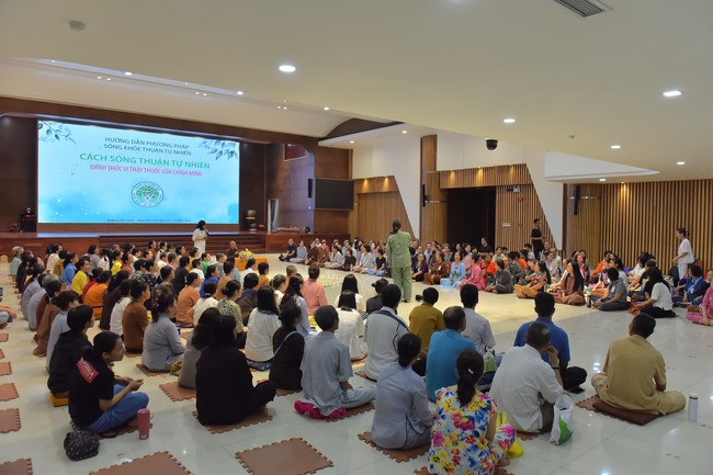 Community program Purification of body- mind, Guiding a healthy living method in accordance with the nature