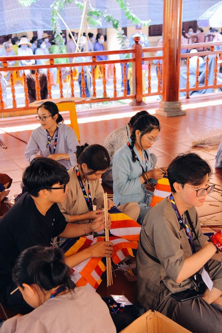 Parade of flower cars in Hoc Mon district