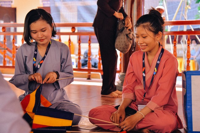 Parade of flower cars in Hoc Mon district