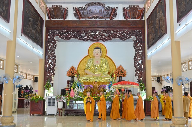 Cremation ceremony of late Junior Thich Tam Tung