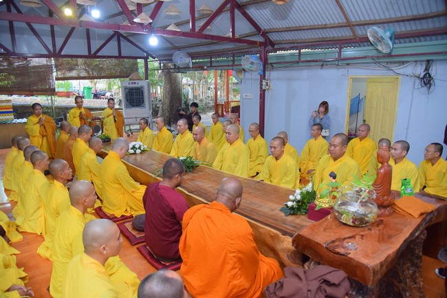 Cremation ceremony of late Junior Thich Tam Tung