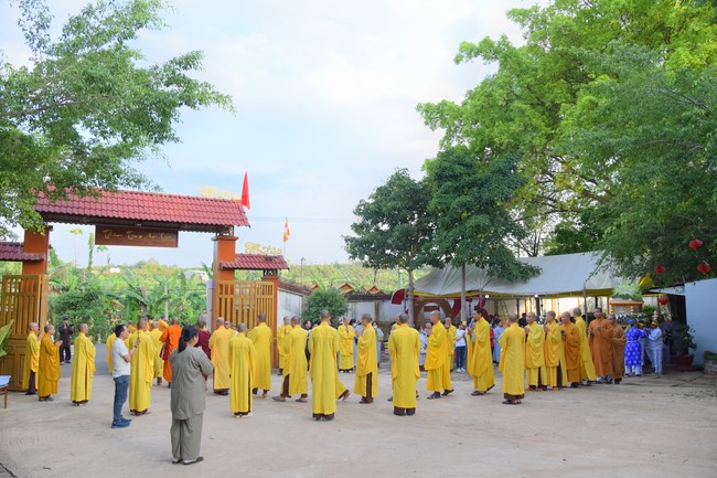 Cremation ceremony of late Junior Thich Tam Tung