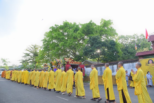Cremation ceremony of late Junior Thich Tam Tung
