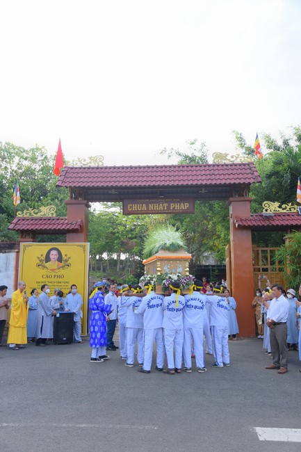 Cremation ceremony of late Junior Thich Tam Tung
