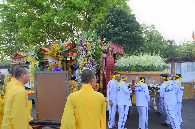 Cremation ceremony of late Junior Thich Tam Tung