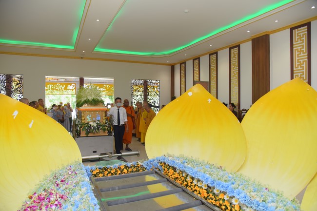 Cremation ceremony of late Junior Thich Tam Tung