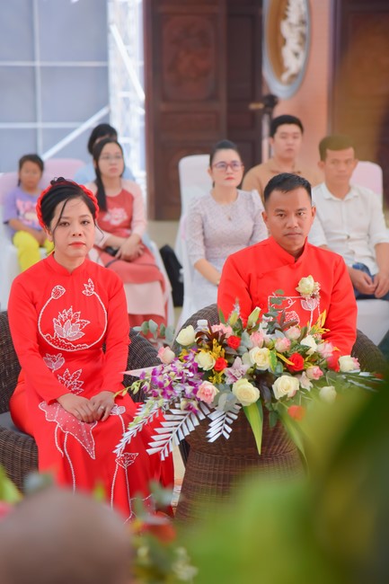 Wedding Ceremony at the pagoda