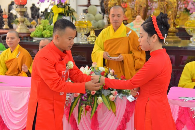 Wedding Ceremony at the pagoda