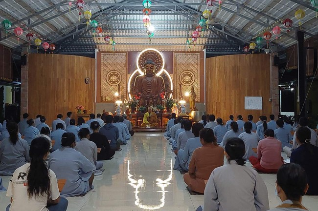 Repentance ceremony on March 14th, Year of the Cat at Suoi Phap Pagoda, Tay Ninh