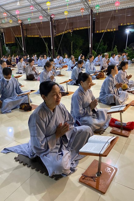 Repentance ceremony on March 14th, Year of the Cat at Suoi Phap Pagoda, Tay Ninh