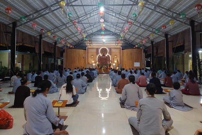 Repentance ceremony on March 14th, Year of the Cat at Suoi Phap Pagoda, Tay Ninh