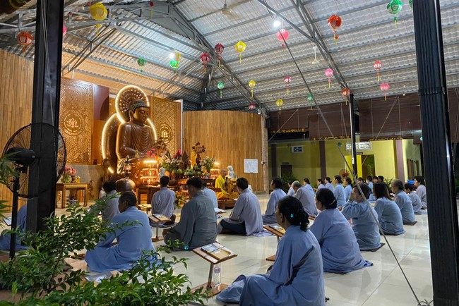 Repentance ceremony on March 14th, Year of the Cat at Suoi Phap Pagoda, Tay Ninh