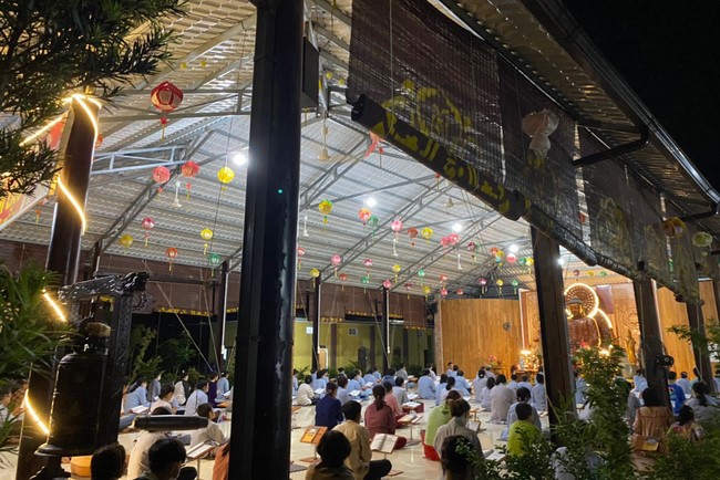 Repentance ceremony on March 14th, Year of the Cat at Suoi Phap Pagoda, Tay Ninh