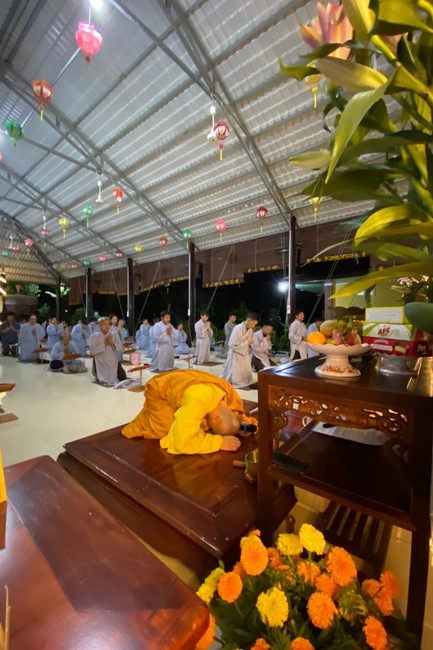 Repentance ceremony on March 14th, Year of the Cat at Suoi Phap Pagoda, Tay Ninh