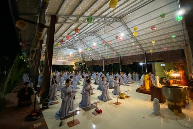 Repentance ceremony on March 14th, Year of the Cat at Suoi Phap Pagoda, Tay Ninh