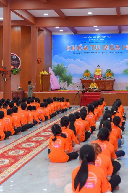 1st Summer Retreat 2023 at Dang Phap Pagoda, Binh Phuoc