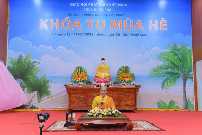 1st Summer Retreat 2023 at Dang Phap Pagoda, Binh Phuoc