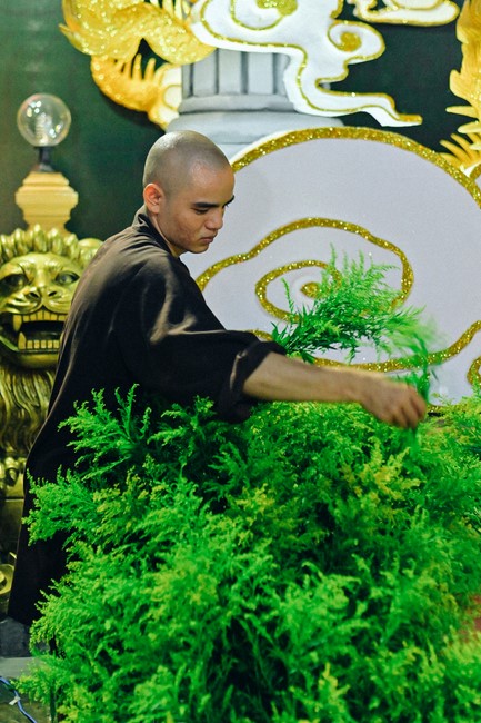 Preparing for decoration the Great Ceremony of Buddha's Birthday 2023 (part 2)