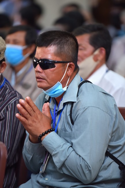 Gratitude ceremony and gift giving for the Blind Association of Charity Board